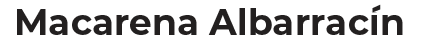Macarena Albarracín